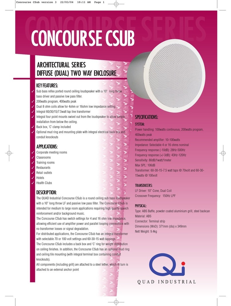 QUAD CONCOURSE CSUB - datasheet