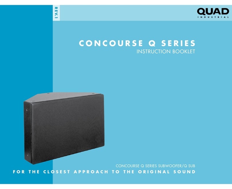 QUAD CONCOURSE Q - REV 1 Instruction booklet