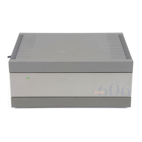 QUAD 606 User manual