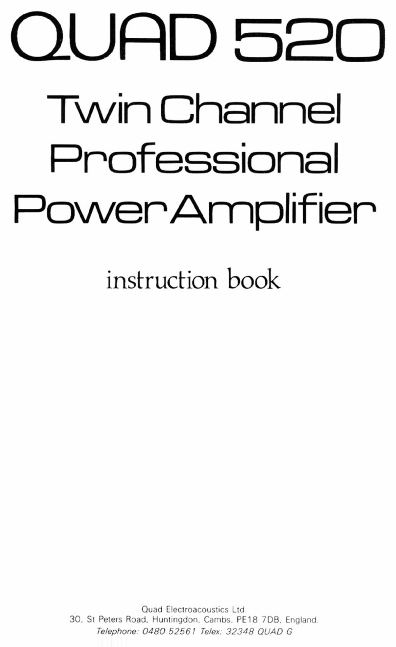 QUAD 520 User manual
