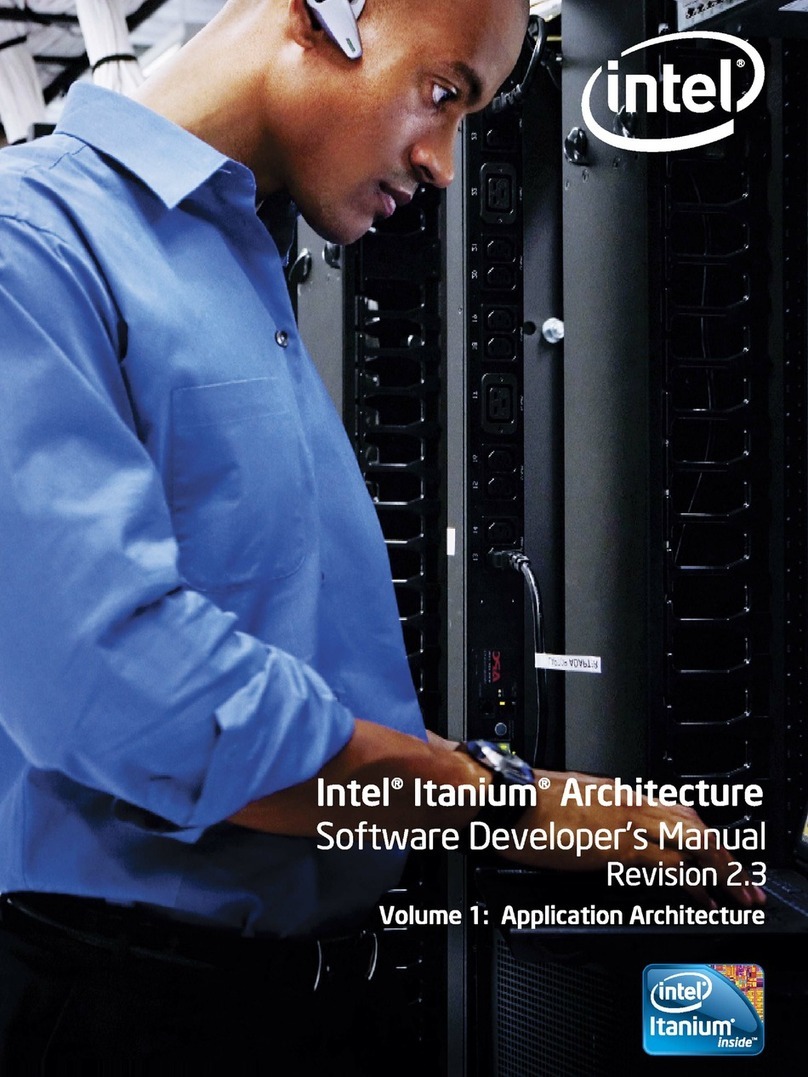 Intel ITANIUM ARCHITECTURE - SOFTWARE DEVELOPERS  VOLUME 3 REV... User manual