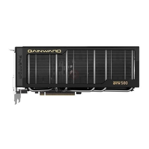 Gainward GTX 580 3072MB PHANTOM User manual