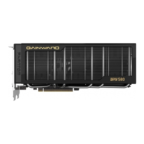 Gainward GTX 580 1536MB GDDR5 User manual Gainward GTX 580 1536MB GDDR5 User manual