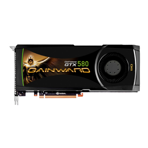 Gainward GTX 580 1536MB GDDR5 GOLDEN SAMPLE User manual
