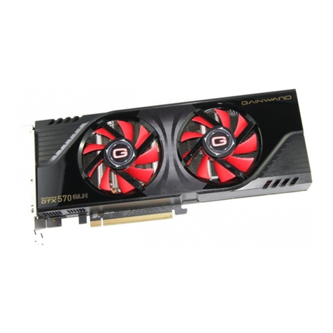 Gainward GTX 570 1280MB GOLDEN SAMPLE GOES LIKE HELL User manual