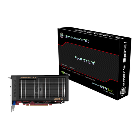 Gainward GTX 560 TI 1024MB PHANTOM User manual Gainward GTX 560 TI 1024MB PHANTOM User manual