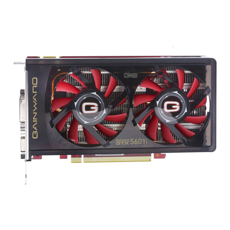 Gainward GTX 560 TI 1024MB GOLDEN SAMPLE User manual