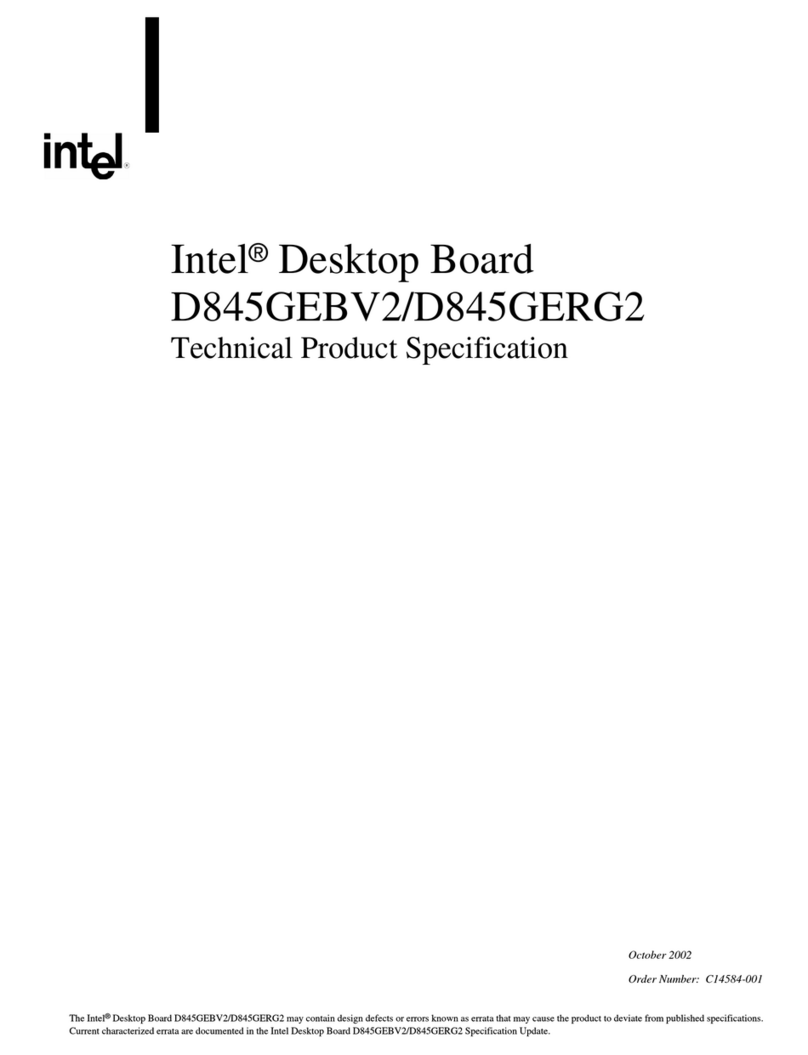 Intel D845GEBV2 - OCTOBRE 2002 User manual