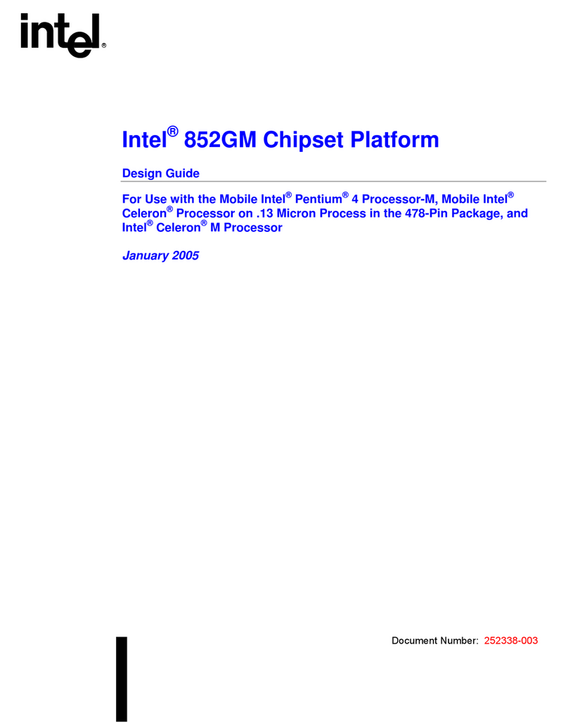 Intel 852GM - Guide
