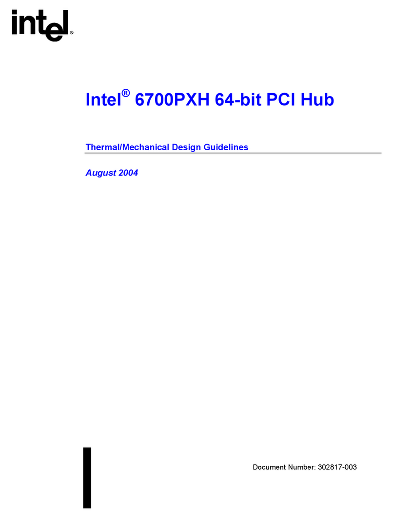 Intel 6700PXH 64-BIT PCI HUB - MECHANICAL DESIGN Guide