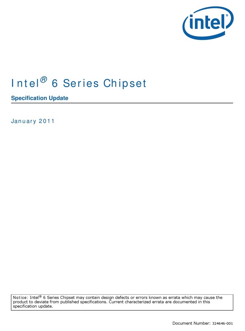 Intel 6 SERIES CHIPSET -  UPDATE 01-2011 User manual