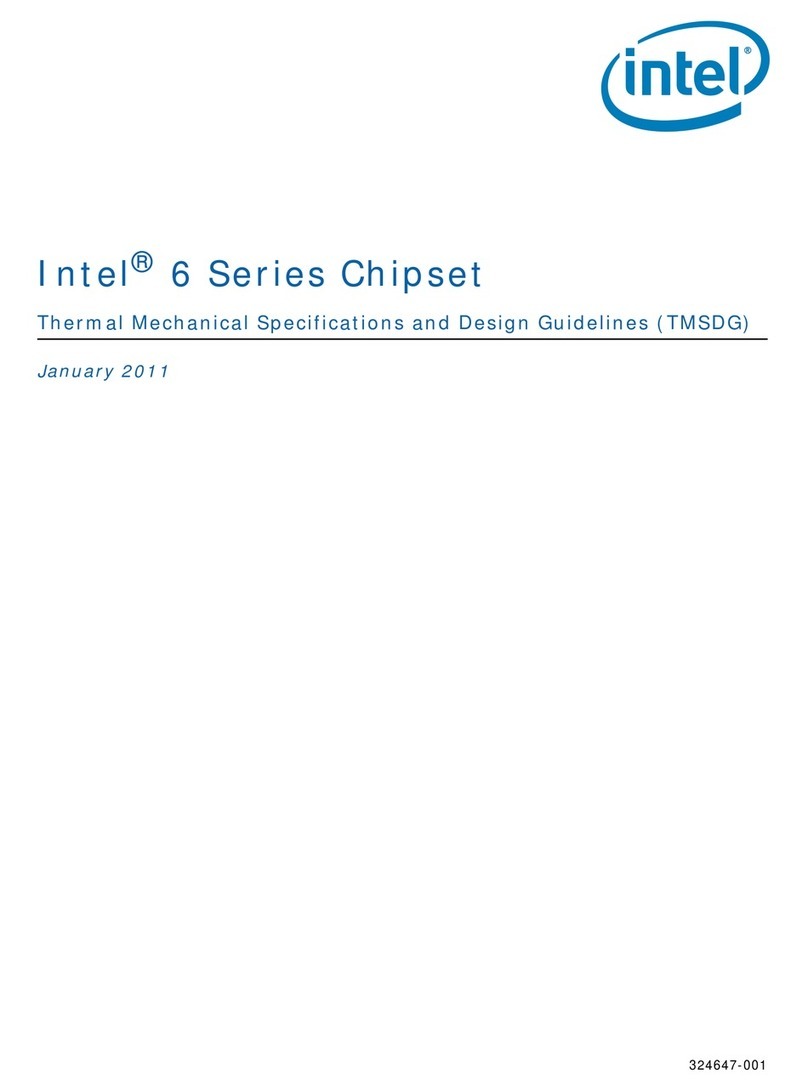 Intel 6 SERIES CHIPSET - THERMAL MECHANICAL S AND DESIGN GUIDELINES... Specifications