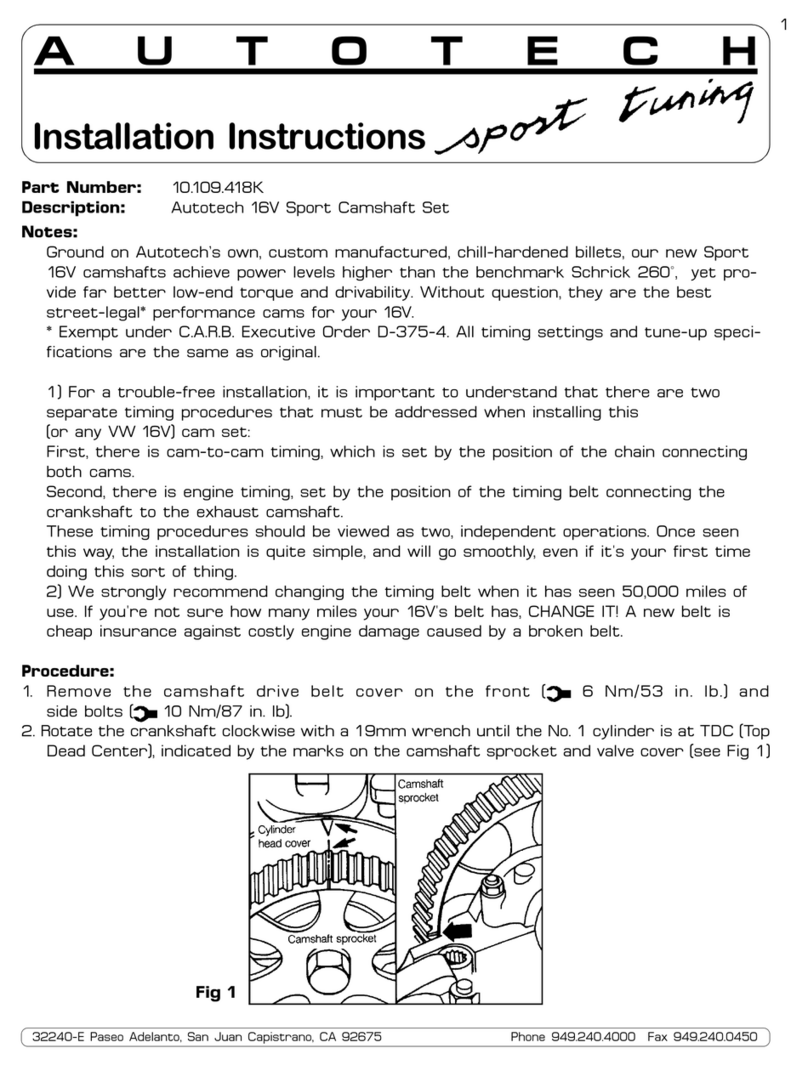 AUTOTECH 10.109.418K installation instructions