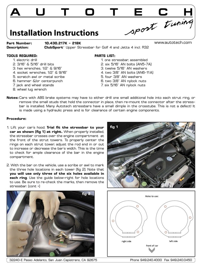 AUTOTECH 10.430.217K-218K User manual