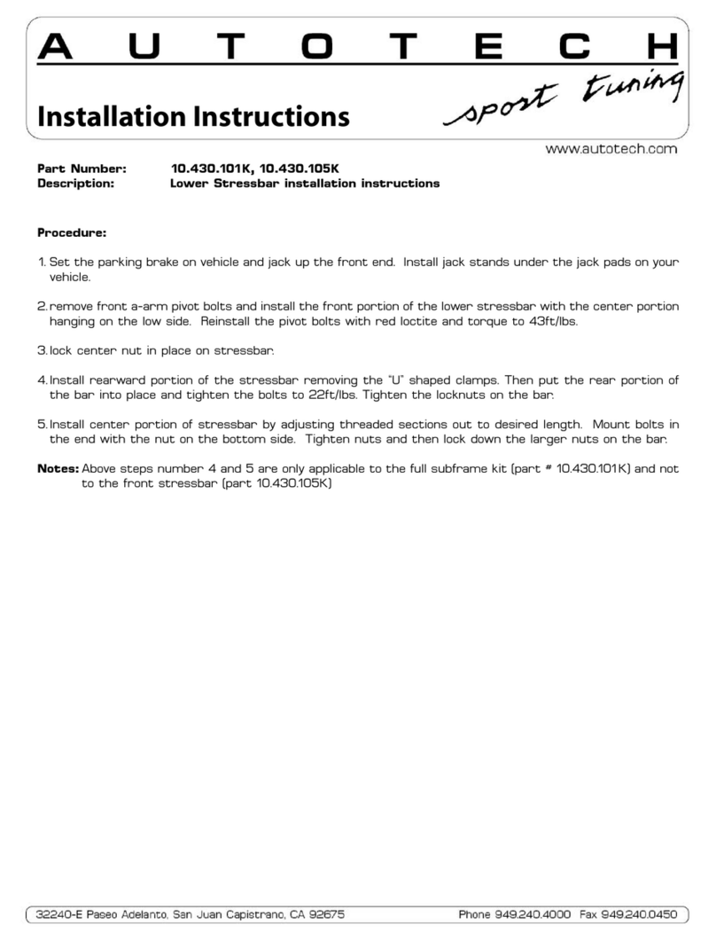 AUTOTECH 10.430.101K-105K User manual