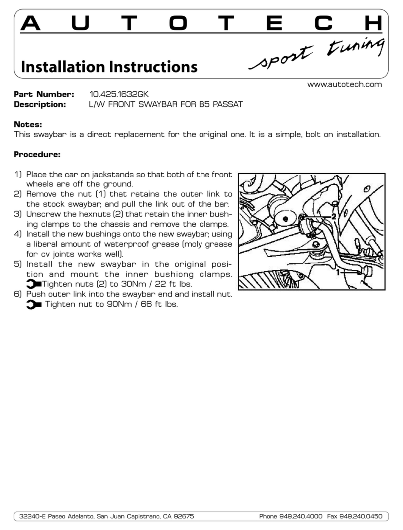 AUTOTECH 10.425.1632GK installation instructions