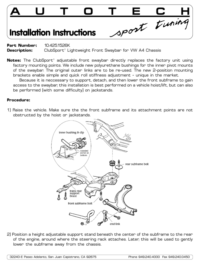 AUTOTECH 10.425.1526GK installation instructions