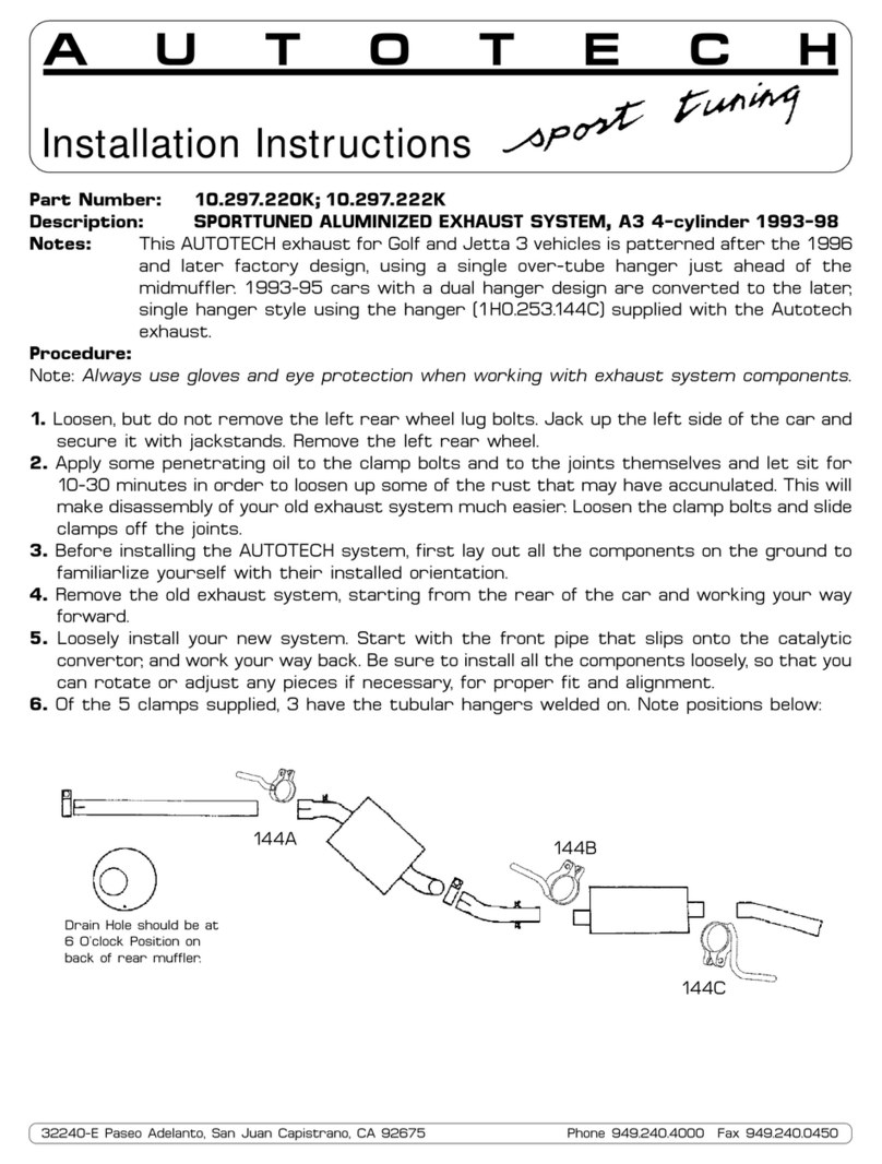 AUTOTECH 10.297.220K-222K installation instructions