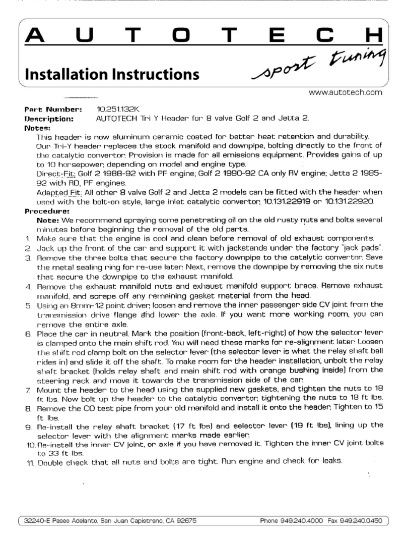 AUTOTECH 10.251.132K User manual AUTOTECH 10.251.132K User manual