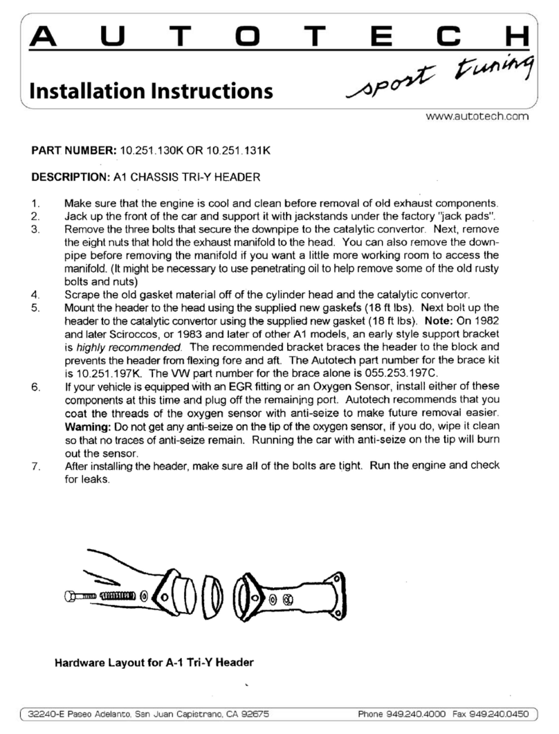 AUTOTECH 10.251.130K 10.251.131K installation instructions AUTOTECH 10.251.130K 10.251.131K installation instructions