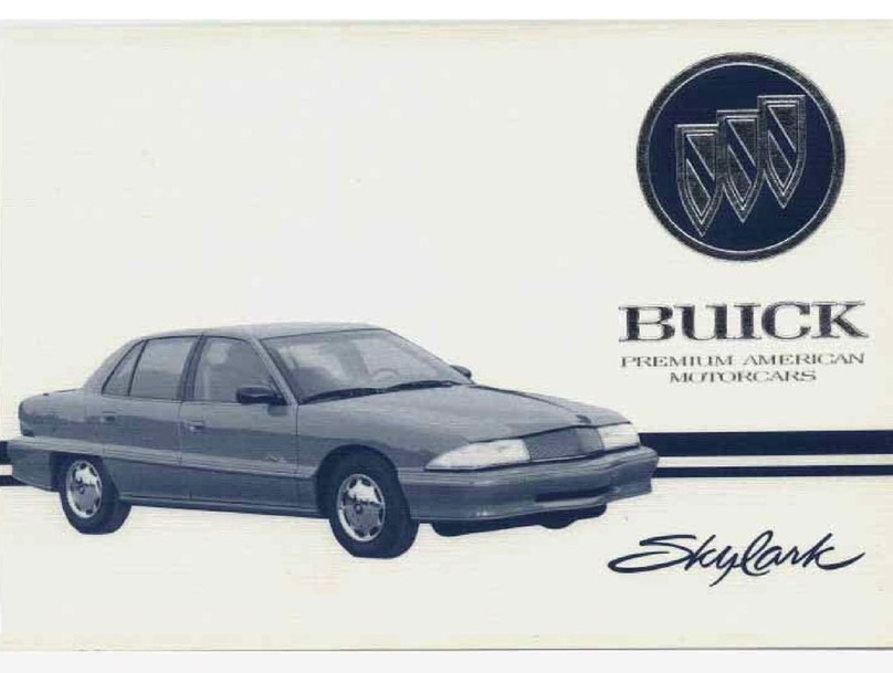 Buick 1995 Skylark User manual
