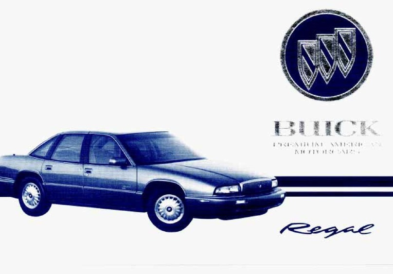 Buick REGAL 1995 User manual