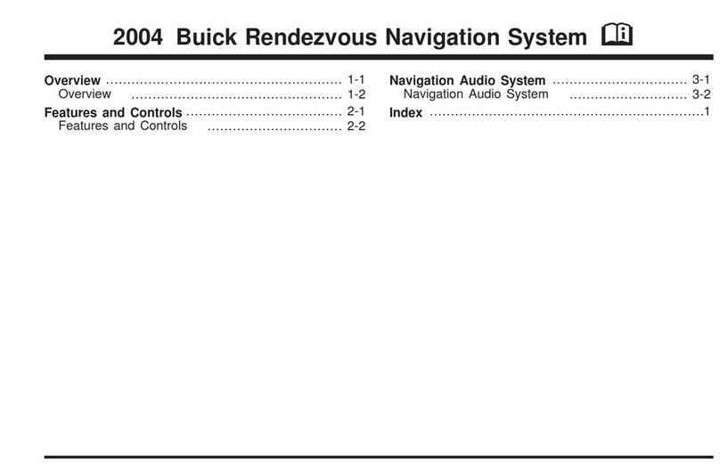 Buick 2004 Rendezvous User manual
