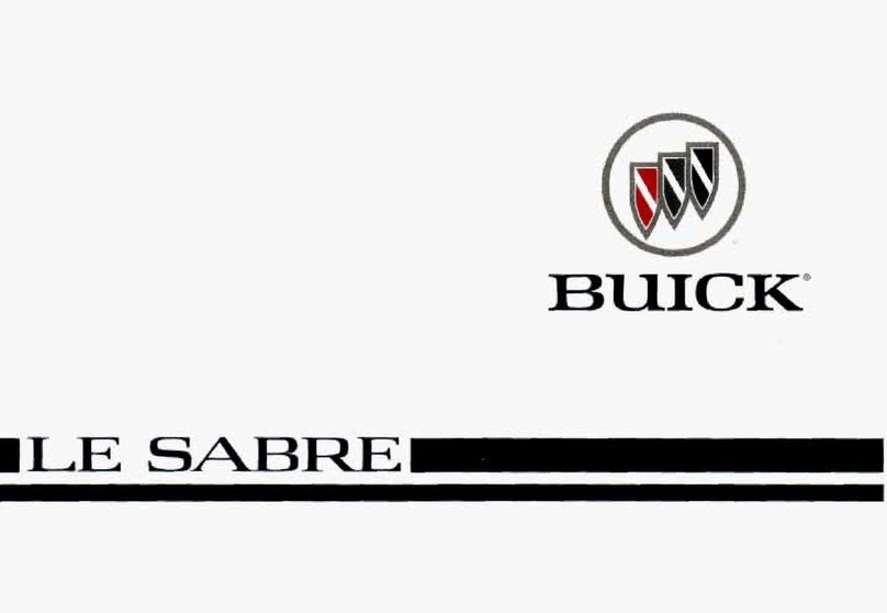 Buick LESABRE 1996 User manual