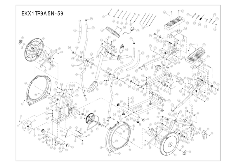 BH FITNESS EKX1TR9A5N-59 - PART LIST AND DIAGRAM parts manual BH FITNESS EKX1TR9A5N-59 - PART LIST AND DIAGRAM parts manual