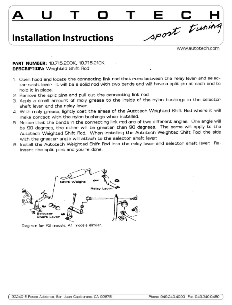 AUTOTECH 10.715.200K 210K installation instructions AUTOTECH 10.715.200K 210K installation instructions