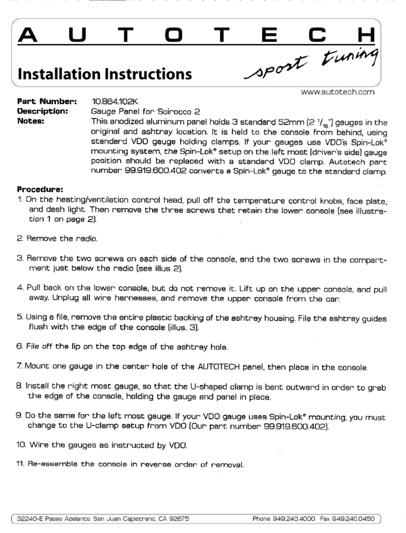 AUTOTECH 10.864.102K User manual AUTOTECH 10.864.102K User manual