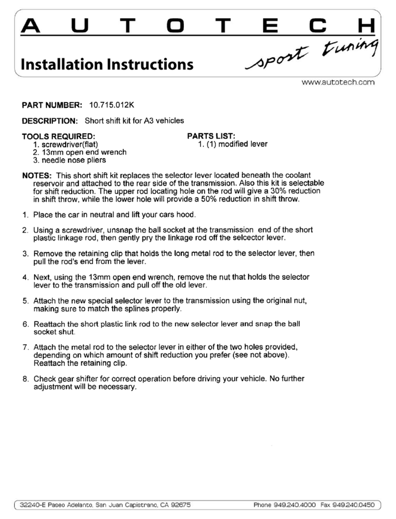 AUTOTECH 10.715.012K User manual AUTOTECH 10.715.012K User manual