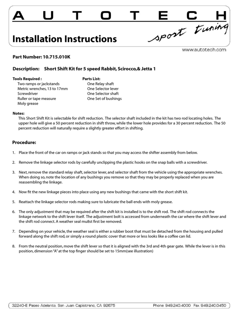 AUTOTECH 10.715.010K User manual AUTOTECH 10.715.010K User manual