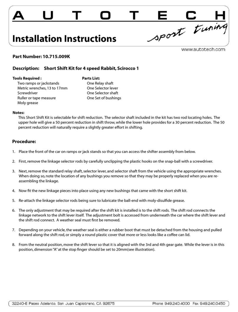 AUTOTECH 10.715.009K installation instructions