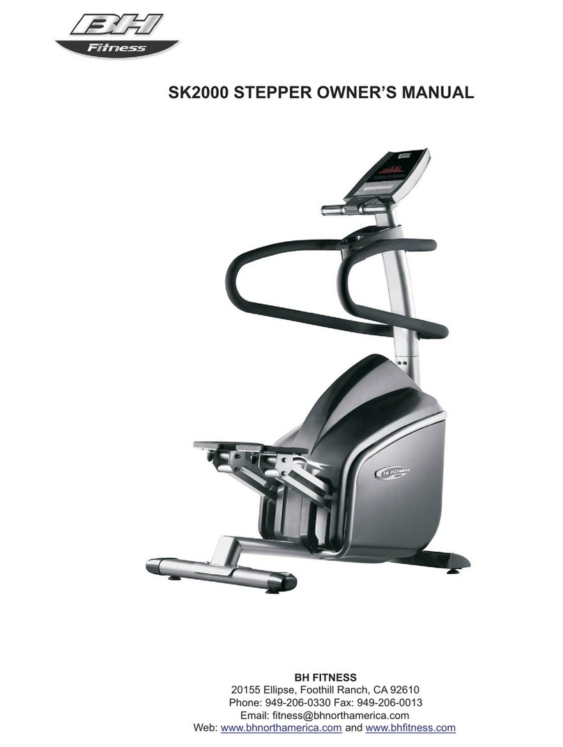 BH FITNESS SK2000 owner's manual