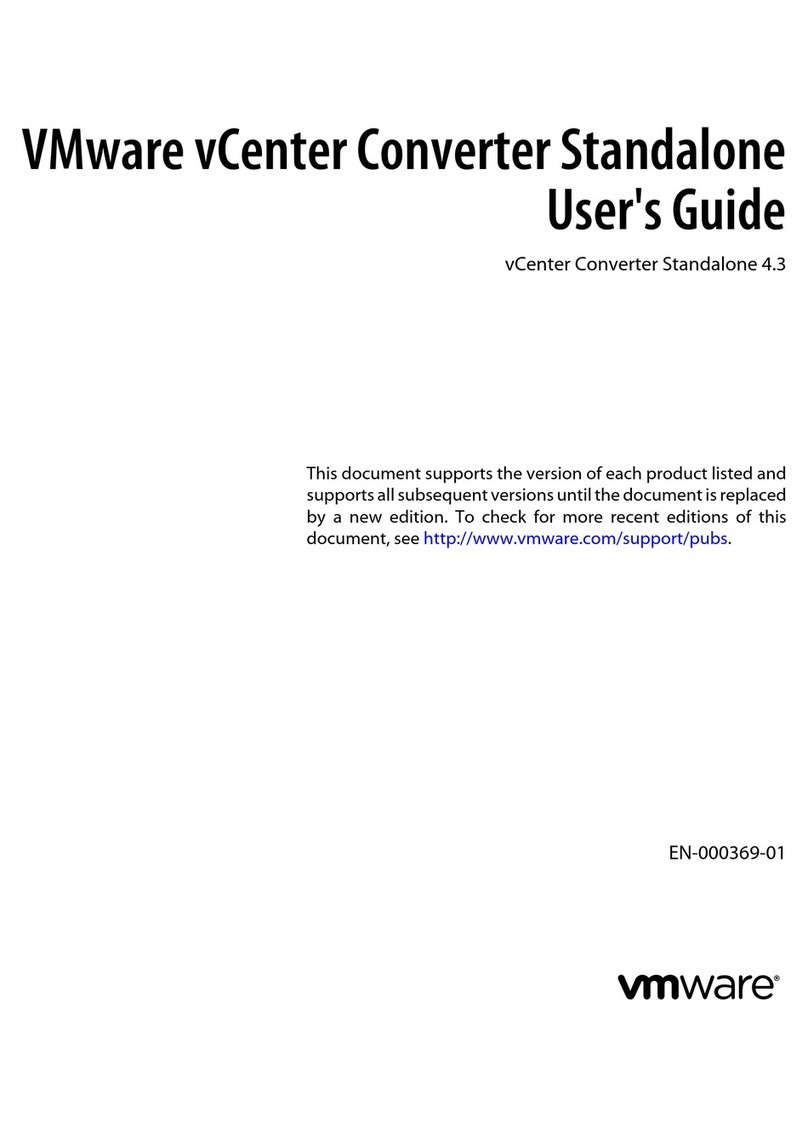 VMware CONVERTER STANDALONE 4.3 User manual