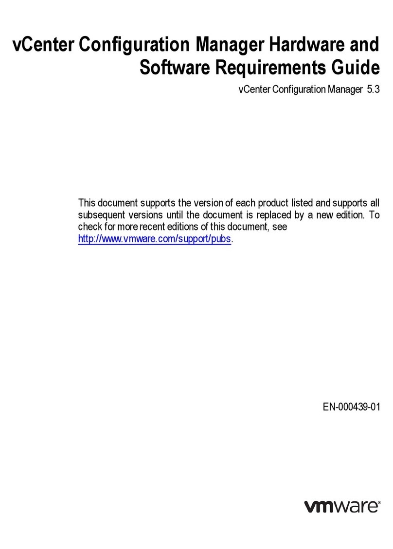 VMware VCENTER CONFIGURATION MANAGER 5.3 - SOFTWARE REQUIEREMENTS... Quick guide VMware VCENTER CONFIGURATION MANAGER 5.3 - SOFTWARE REQUIEREMENTS... Quick guide