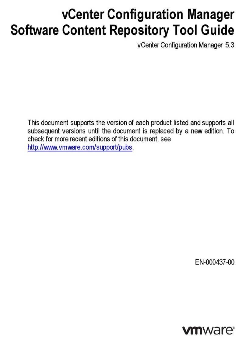 VMware VCENTER CONFIGURATION MANAGER 5.3 - SOFTWARE CONTENT REPOSITORY TOOL... User manual