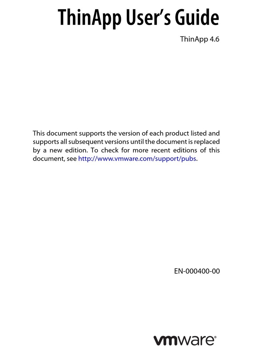VMware THINAPP 4.6 - MIGRATING APPLICATIONS TECHNICAL... User manual