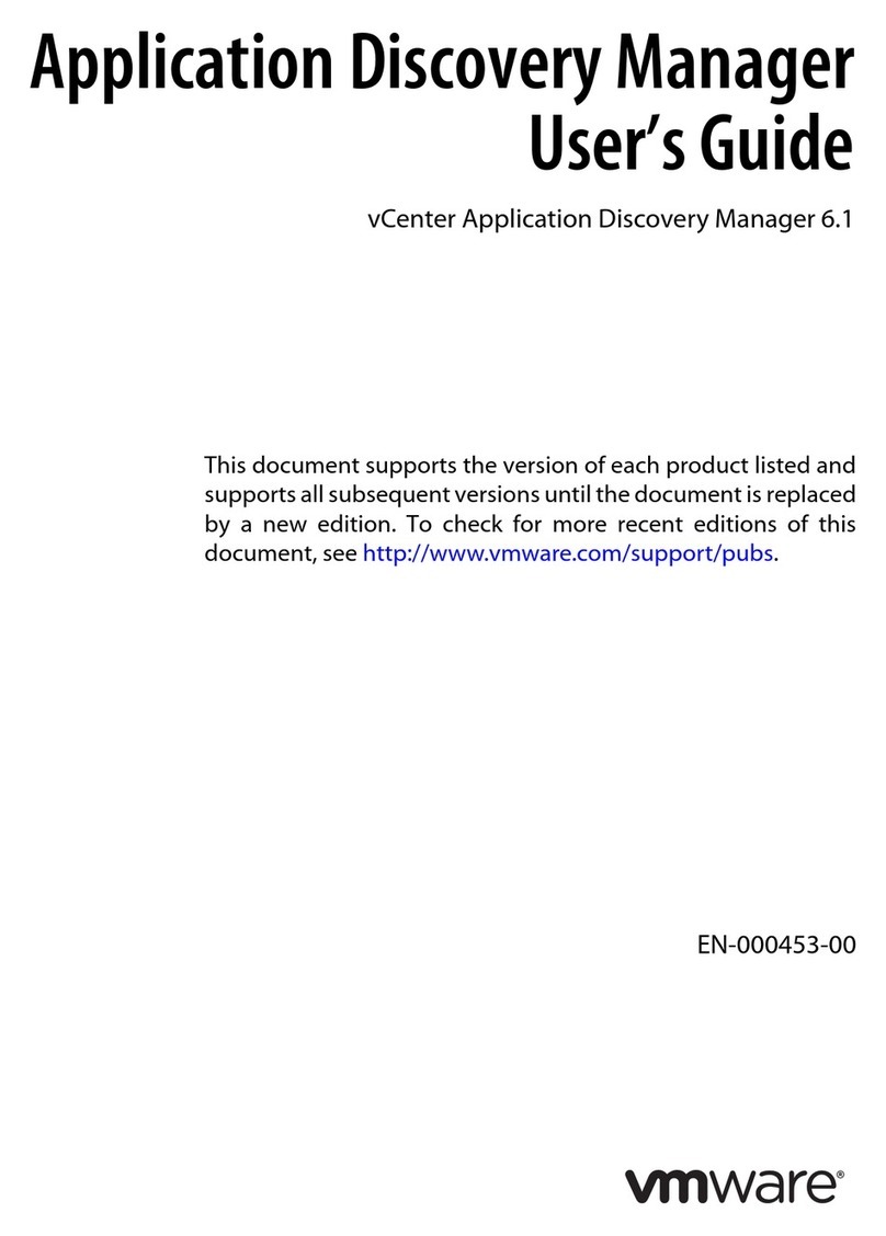 VMware VCENTER APPLICATION DISCOVERY MANAGER 6.1 -... user guide