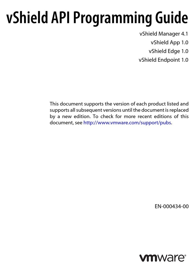 VMware VSHIELD APP 1.0 - API Operating instructions VMware VSHIELD APP 1.0 - API Operating instructions