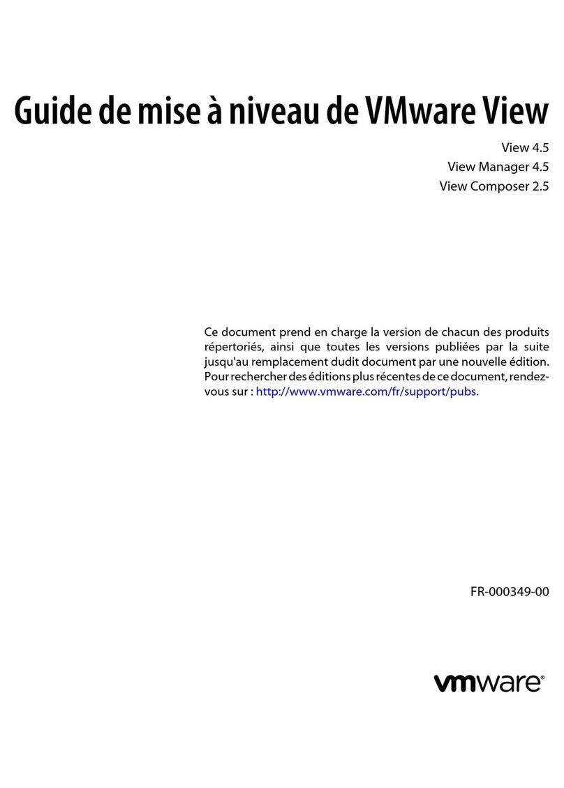 VMware VIEW 4.5 - GUIDE DE MISE A NIVEAU User manual VMware VIEW 4.5 - GUIDE DE MISE A NIVEAU User manual