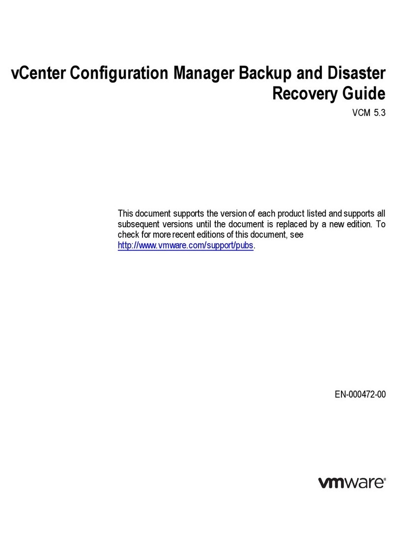 VMware VCM 5.3 - RECOVERY GUIDE User manual