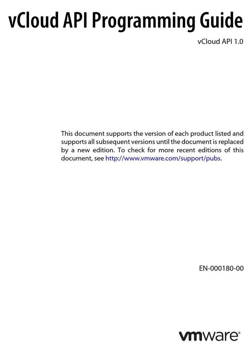 VMware VCLOUD API 1.0 - TECHNICAL NOTE Operating instructions VMware VCLOUD API 1.0 - TECHNICAL NOTE Operating instructions