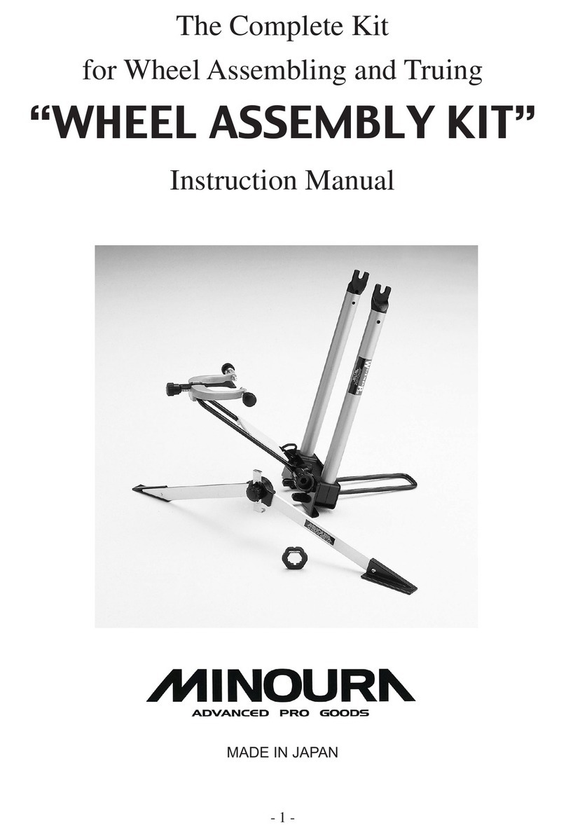 MINOURA WHEEL ASSEMBLY KIT instruction manual MINOURA WHEEL ASSEMBLY KIT instruction manual