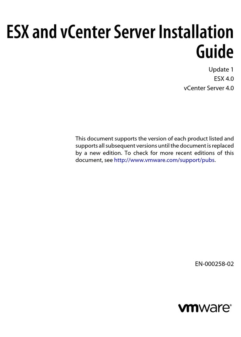 VMware ESX 4.0 - GETTING STARTED UPDATE 1 User manual