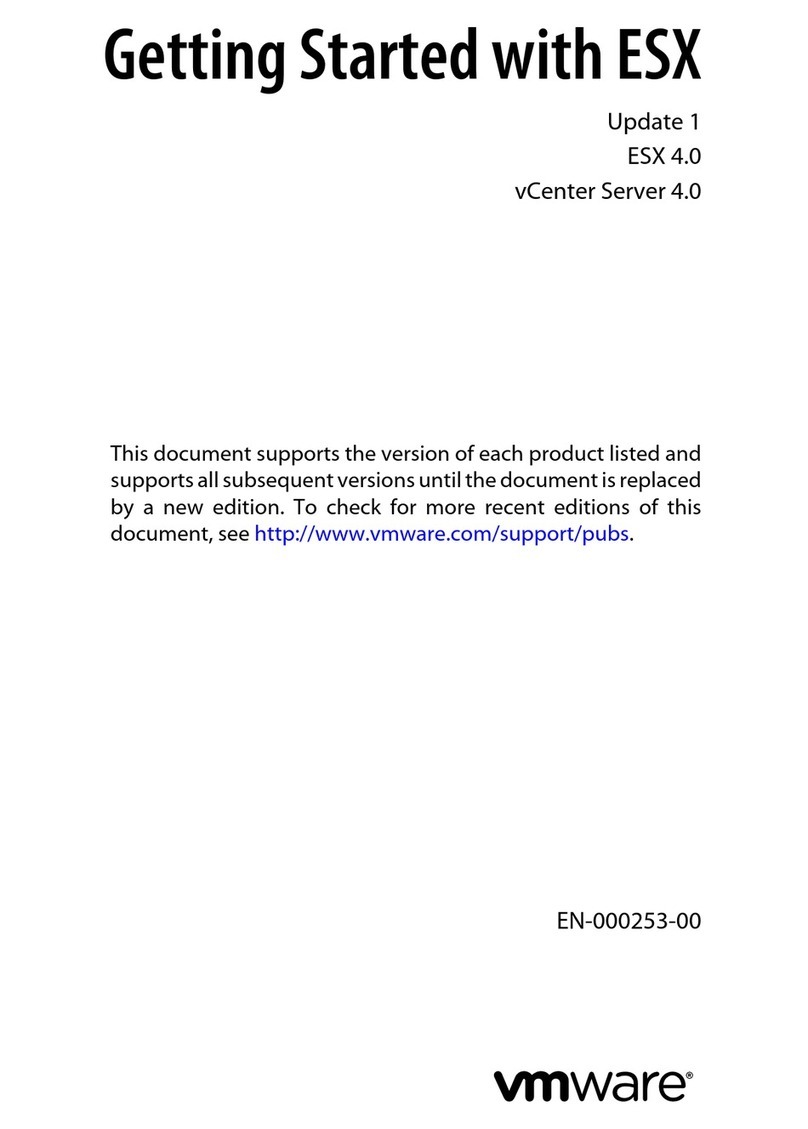 VMware ESX 4.0 - GETTING STARTED UPDATE 1 Getting started
