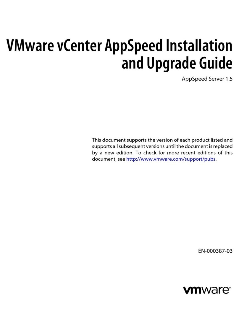 VMware APPSPEED SERVER 1.5 - VCENTER APPSPEED INSTALLATION... Installation and operation manual VMware APPSPEED SERVER 1.5 - VCENTER APPSPEED INSTALLATION... Installation and operation manual