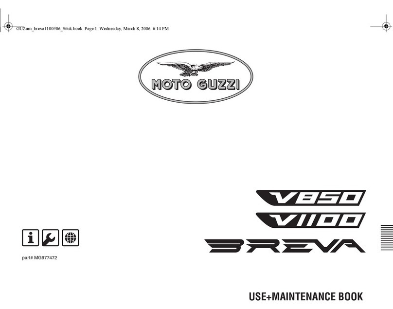 MOTO GUZZI BREVA V1100 User manual
