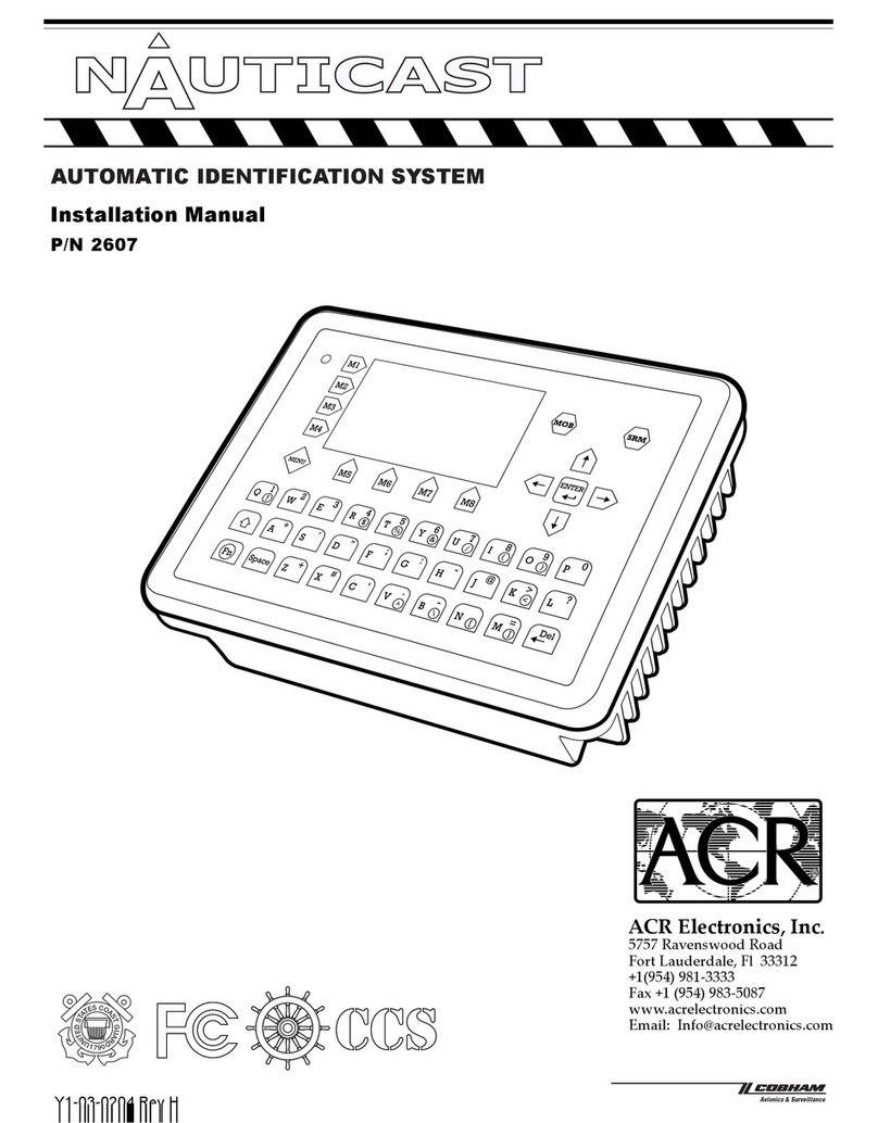 ACR Electronics NAUTICAST SOLAS AIS - User manual